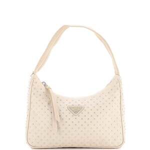 Prada Re-Edition Hobo Studded Tessuto #203974P20B